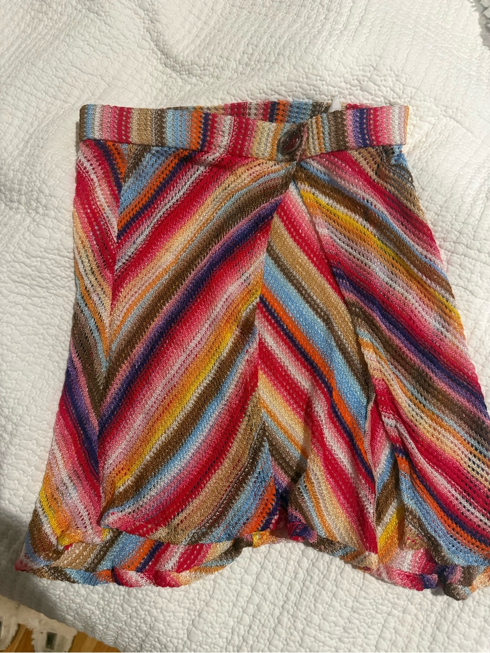 Missoni Multicolor striped beach cover up